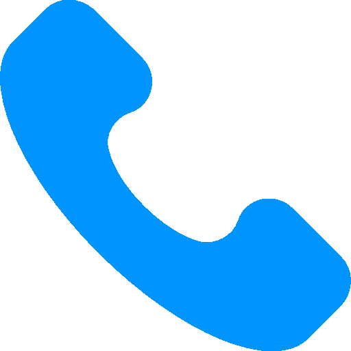light blue phone icon